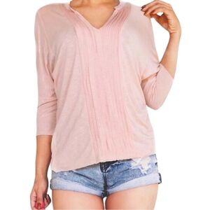 Anthropologie Dolan Batwings Peach Top Size L